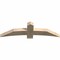 Ekena Millwork Bellingham Rough Sawn Timber Gable Bracket, Douglas Fir, 60"W x 17"H x 4"D x 6"F, 7/12 Pitch GBW060X17X0406BEL00RDF - alternate 4